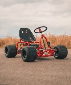 2025" Red and Black Electric Go Kart
