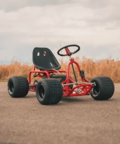 2025″ Red and Black Electric Go Kart - TGV Garage Shop
